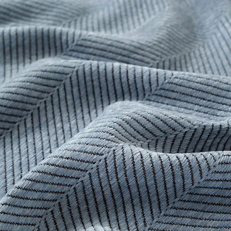 Quaste Outdoor Couchbezug Chenille-Decke mit Fischgrätenmuster