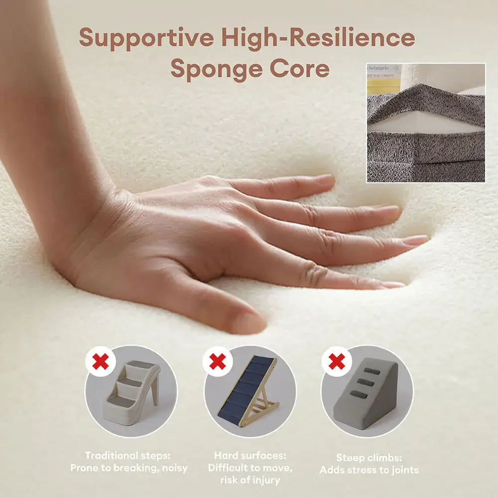 Chenille langlebige kratzfeste faltbare Treppen mehrstufig für Hunde