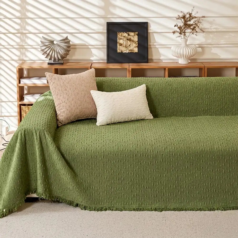 Chenille-Jacquard kratzfester Sofa-Schutzbezug