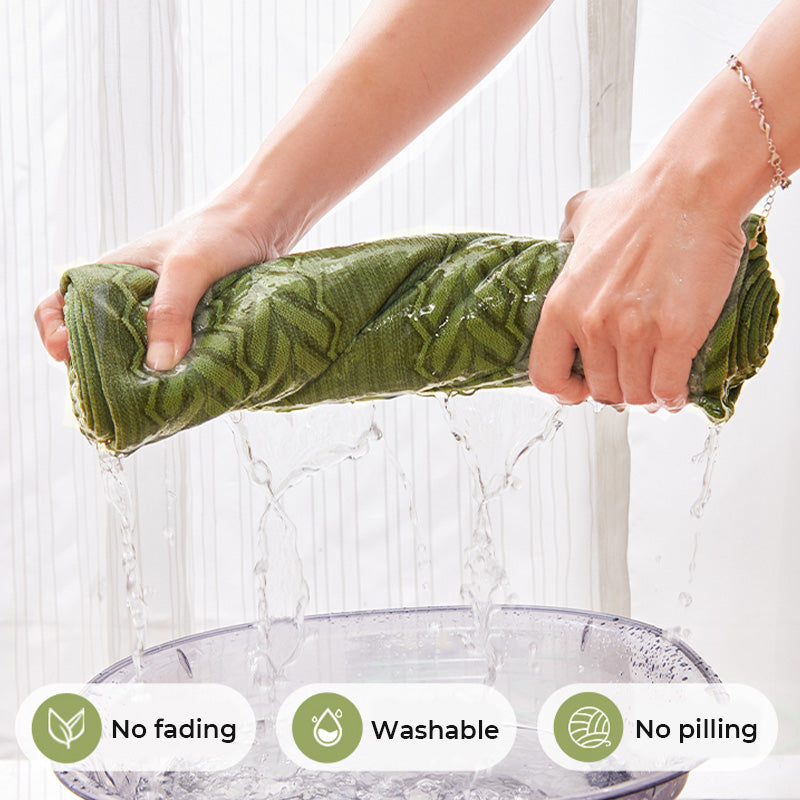 Atmungsaktiver Rutschfester Sofabezug mit Chenille-Weizenohr-Aufdruck