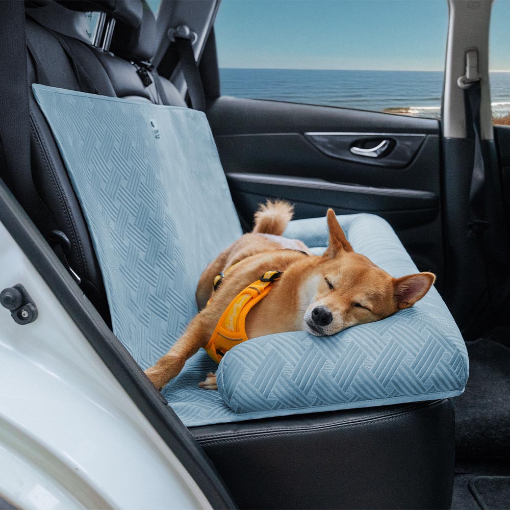 Kühlende Reiseunterlage Sicherheitsrückenlehne großes Hundecar-Seat-Bett - Roadtrip