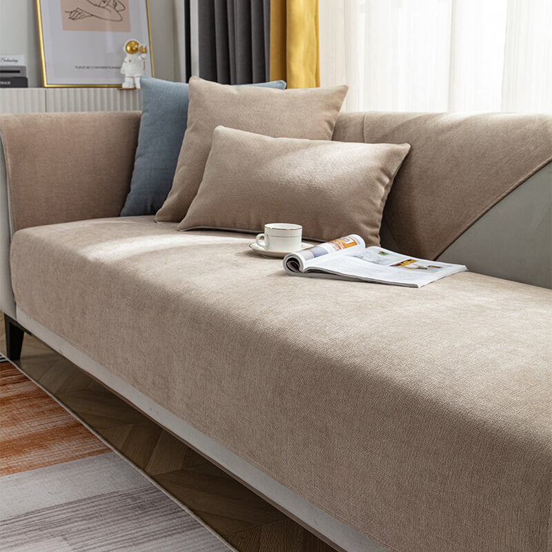 Bequemer Sofa-Schutzbezug aus Chenille