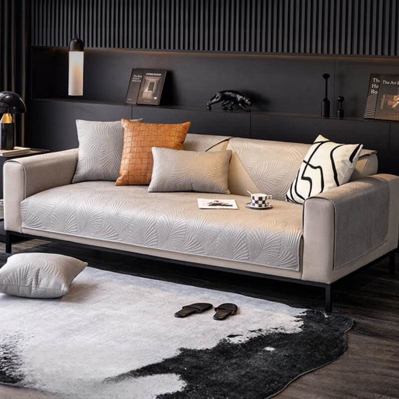 Komfortabler Luxuriöser Kratzfester und Wasserdichter Sofaschutz-Couchbezug