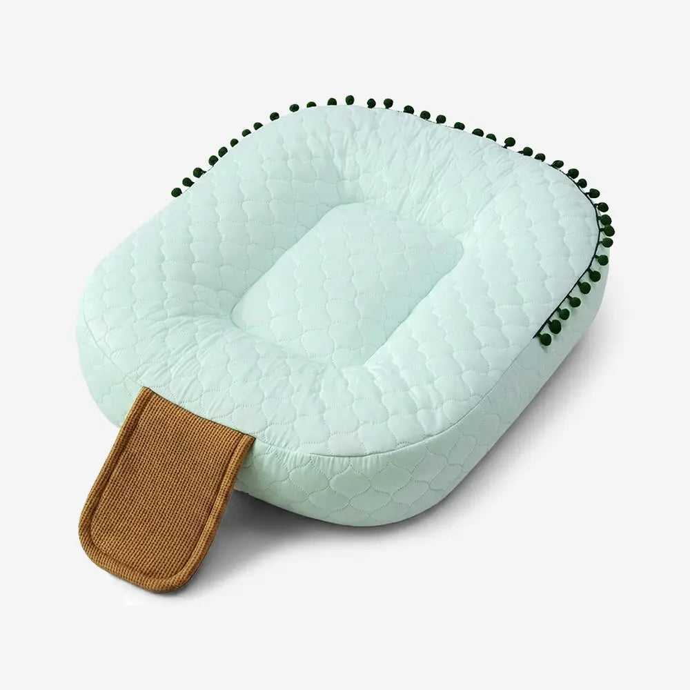 Kühlende Eissilke, wärmespeicherndes, beruhigendes Hundebett - Eiscreme