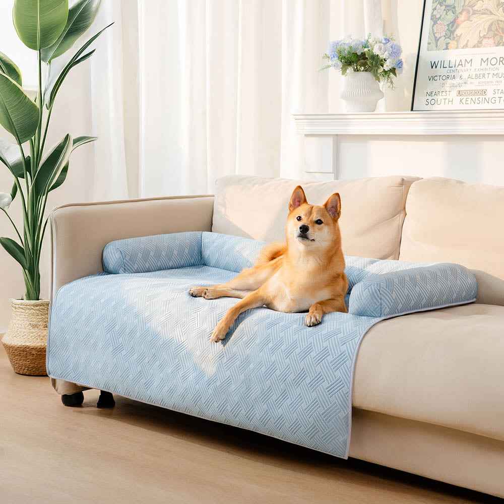Kühlende rutschfeste Hundematte Couchbezug – Chill Guard