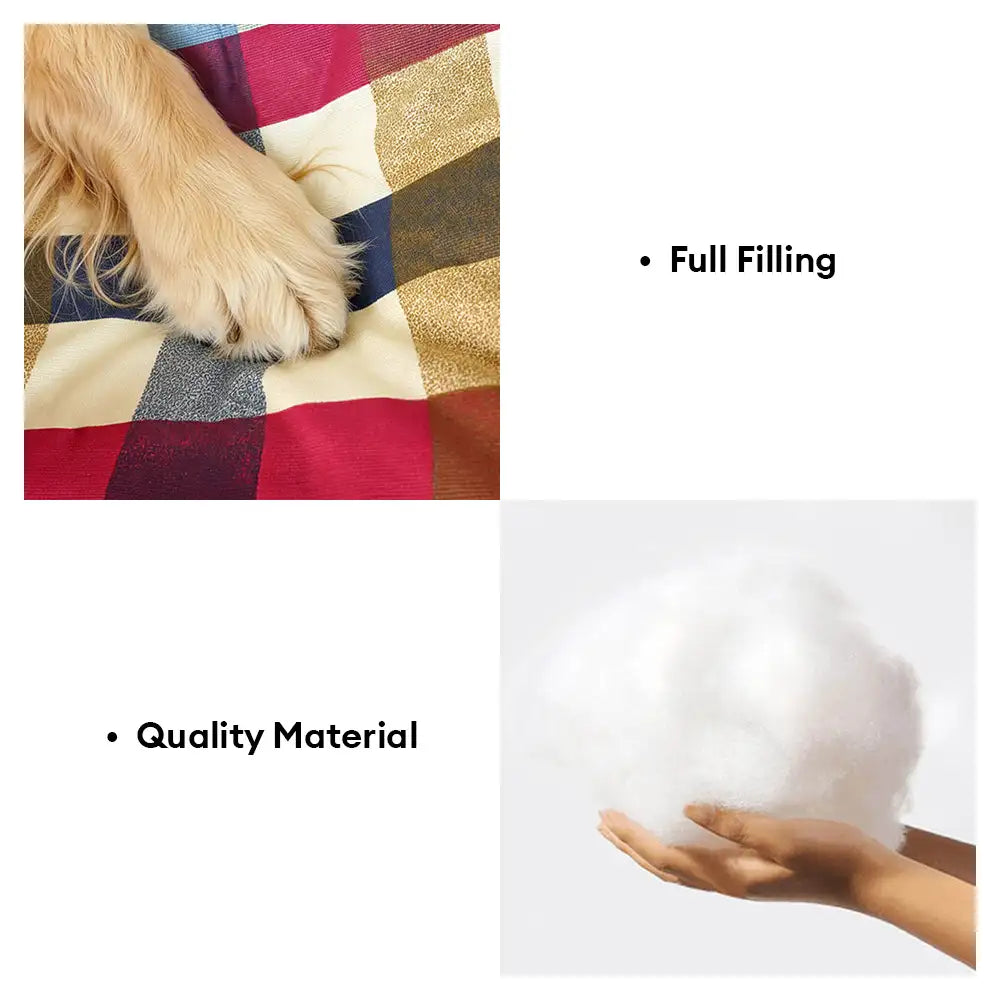 Baumwoll-Canvas-Stoff atmungsaktiv kratzfestes Hundesofa-Bett