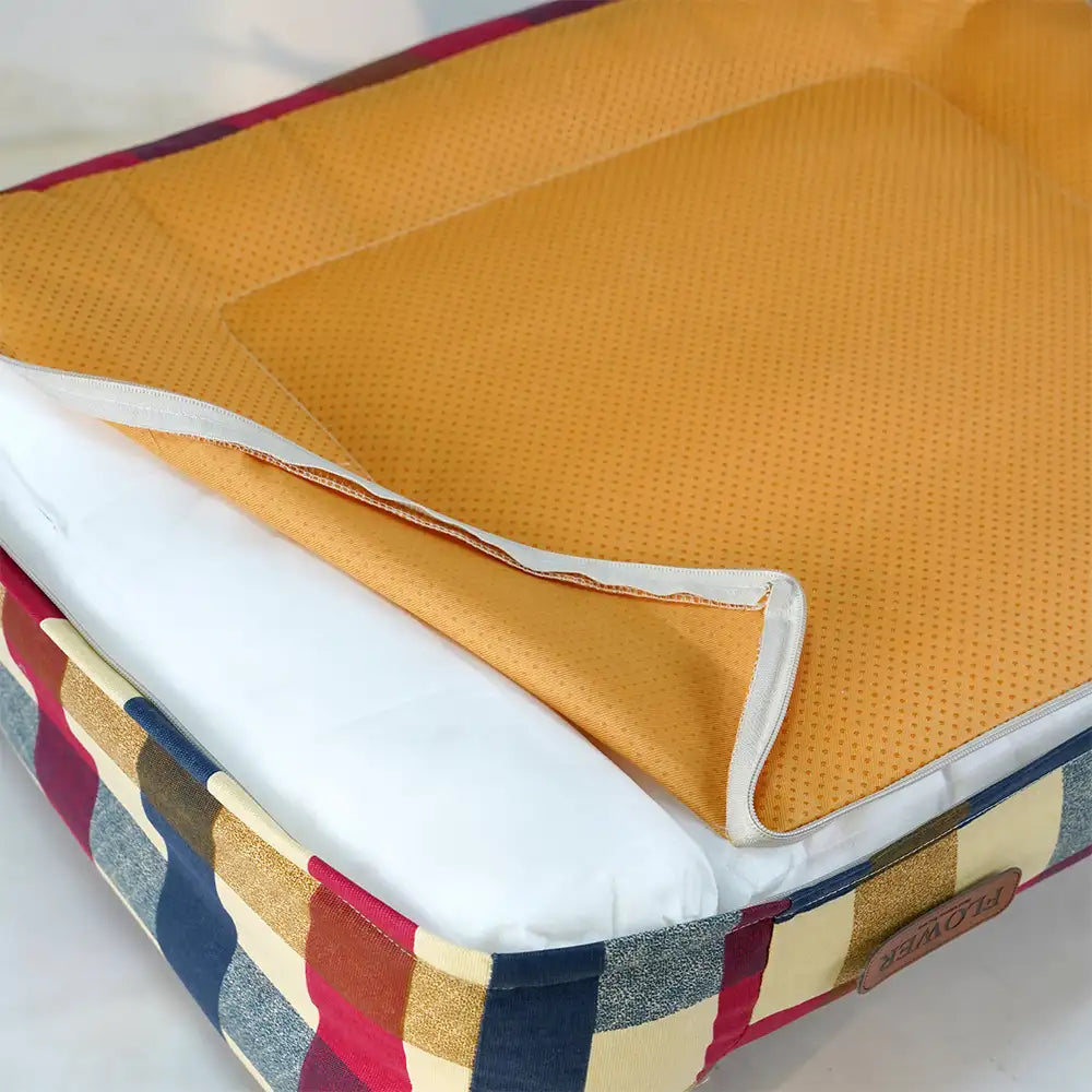 Baumwoll-Canvas-Stoff atmungsaktiv kratzfestes Hundesofa-Bett