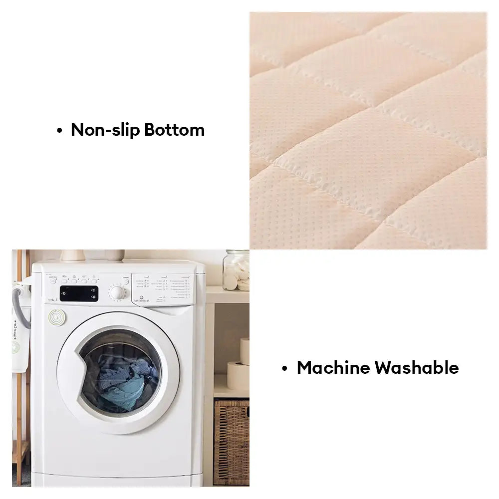 Baumwollfleece Haustierfreundlicher Bequemer Rutschfester Sofaüberwurf - Waffel