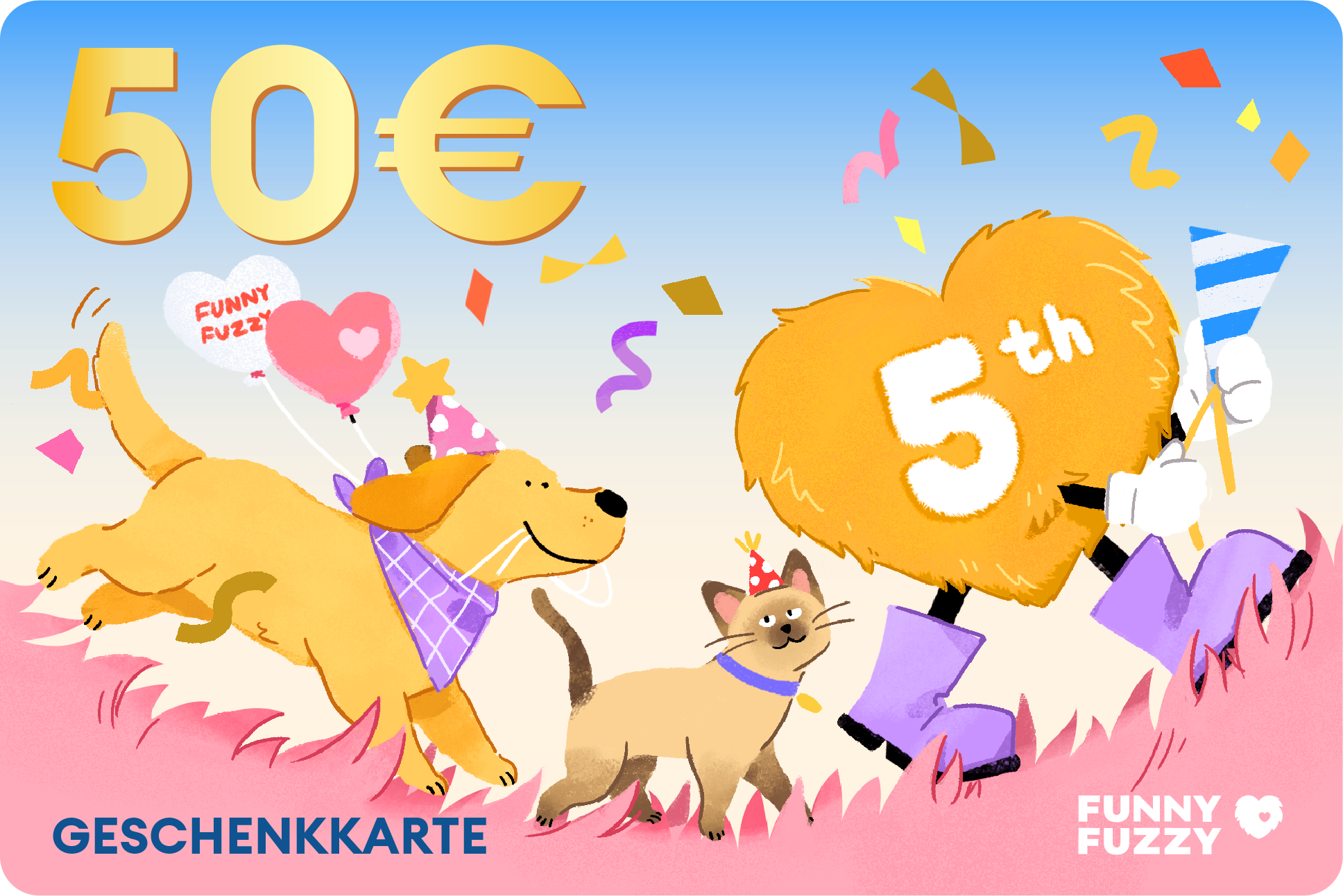 2025 FunnyFuzzy DE Geschenkkarte