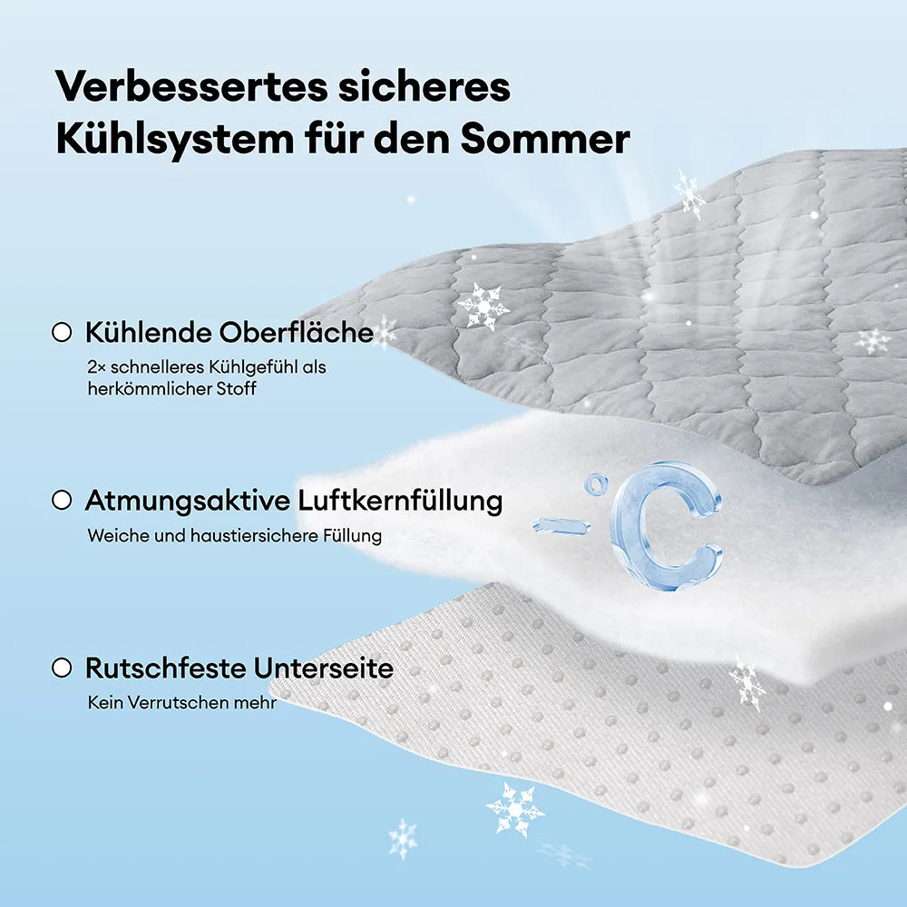 Kühlmatte für Hund & Autositz – Chill Nest