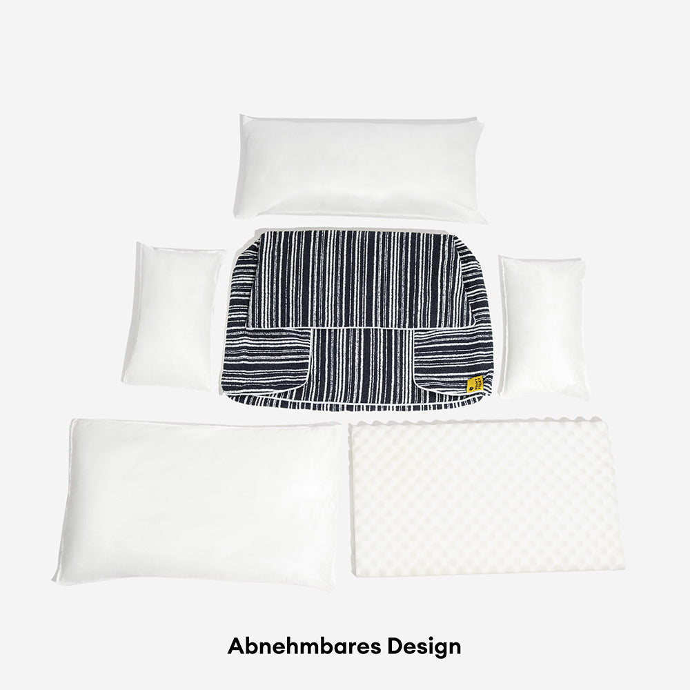 Orthopädisches Ganzjahres-Hundebett - Funnyfuzzy SnugNest