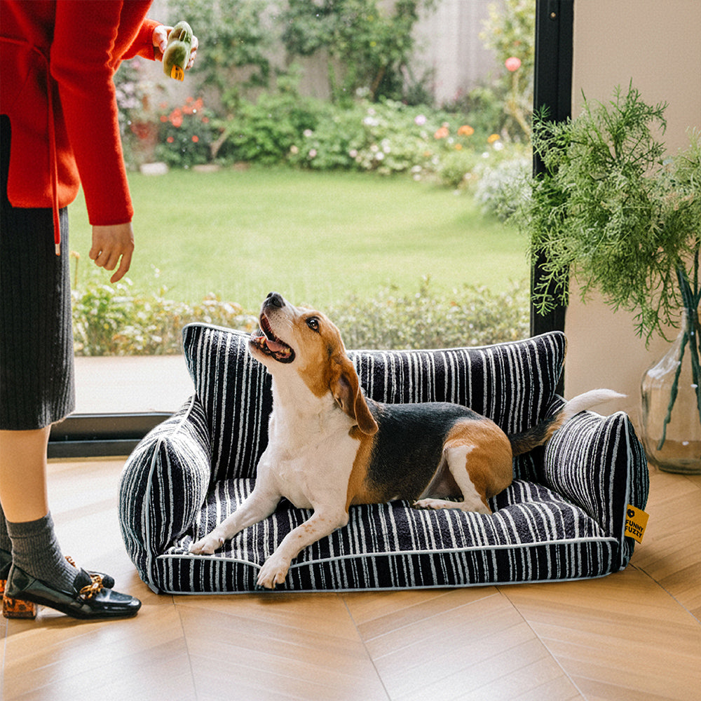 Orthopädisches Ganzjahres-Hundebett - Funnyfuzzy SnugNest