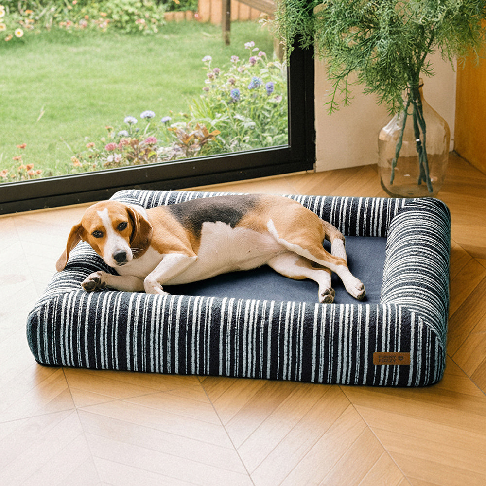 Orthopädisches ganzjahres Memory Foam Hundebett - Funnyfuzzy SnugNest