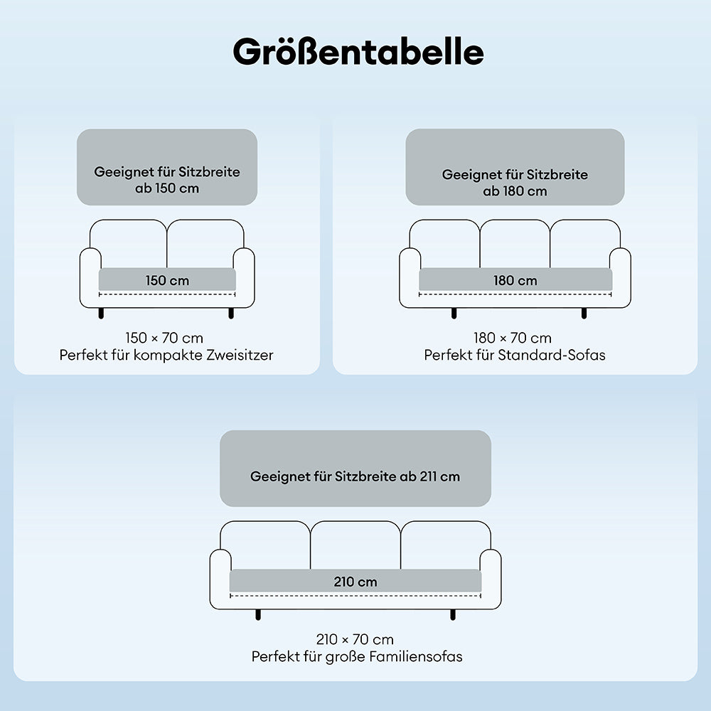Kühlende rutschfeste Sofabezug - Chill Nest
