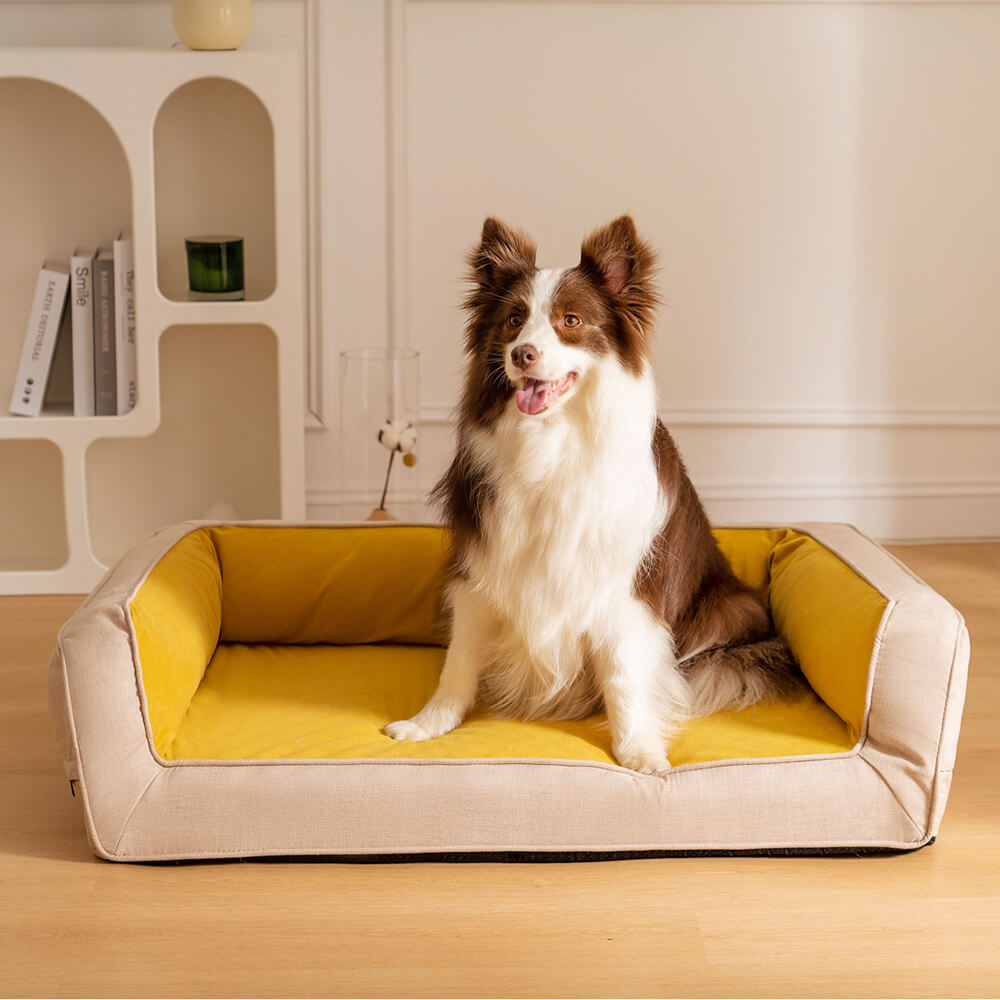 Bequemes Orthopädisches Hundesofabett mit voller Unterstützung