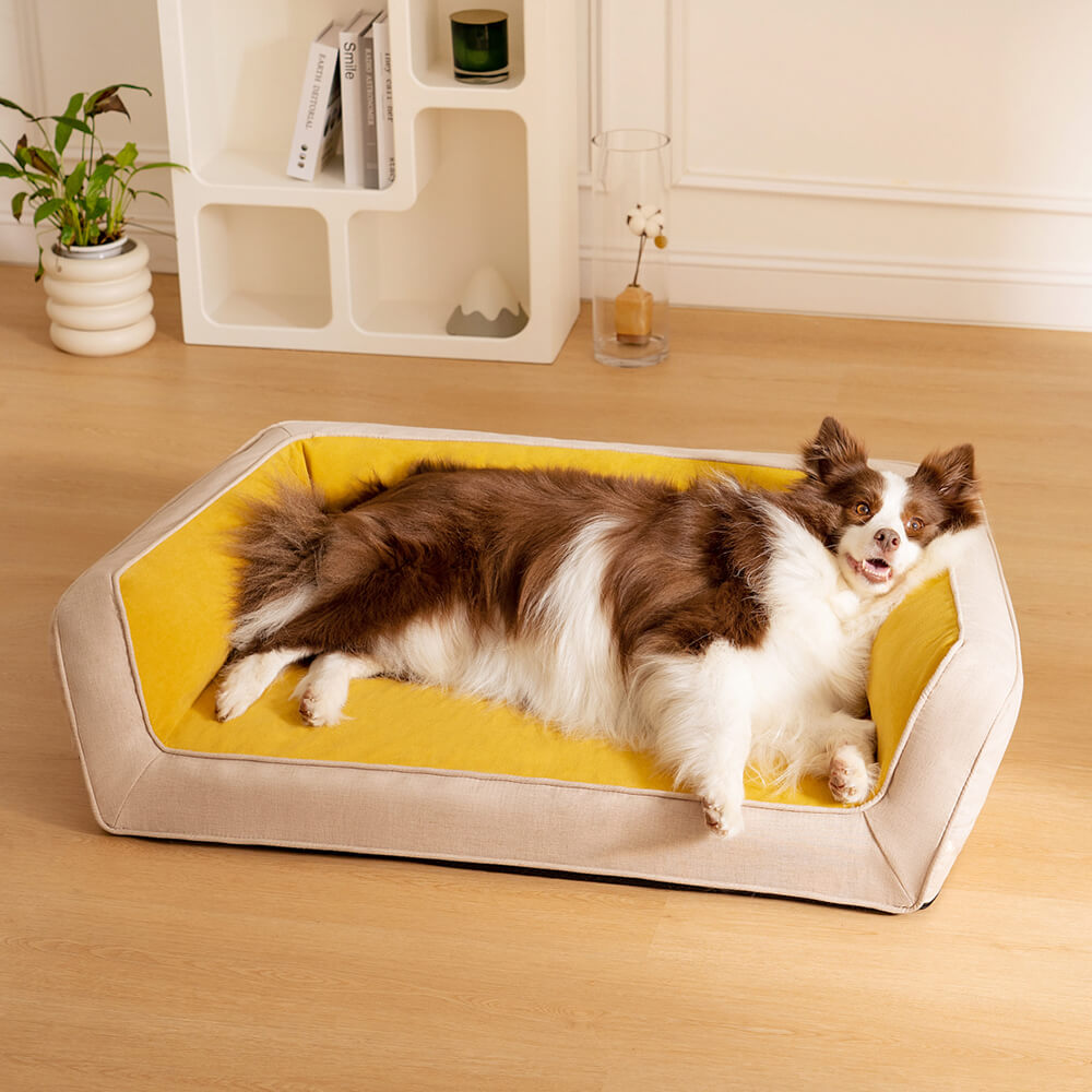 Bequemes Orthopädisches Hundesofabett mit voller Unterstützung