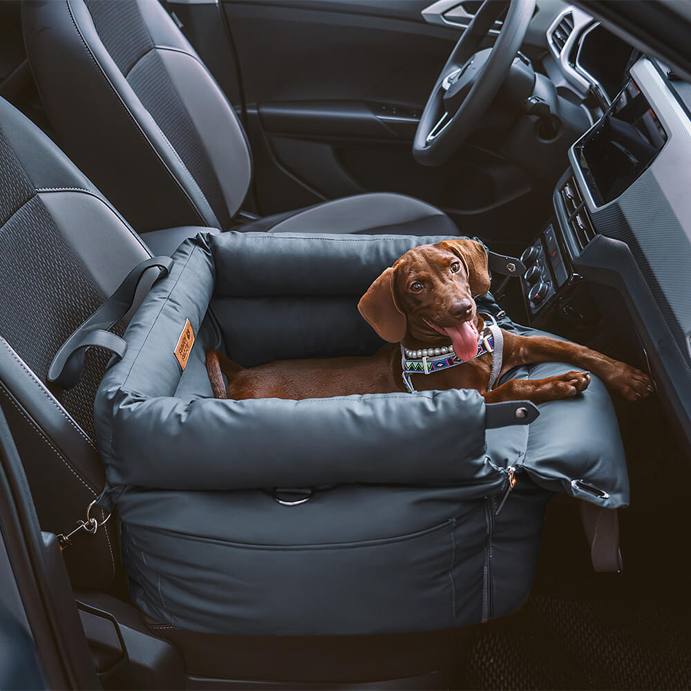 Prächtig Unterwegs Autositz Hundebett aus Kunstleder - Urban Voyager
