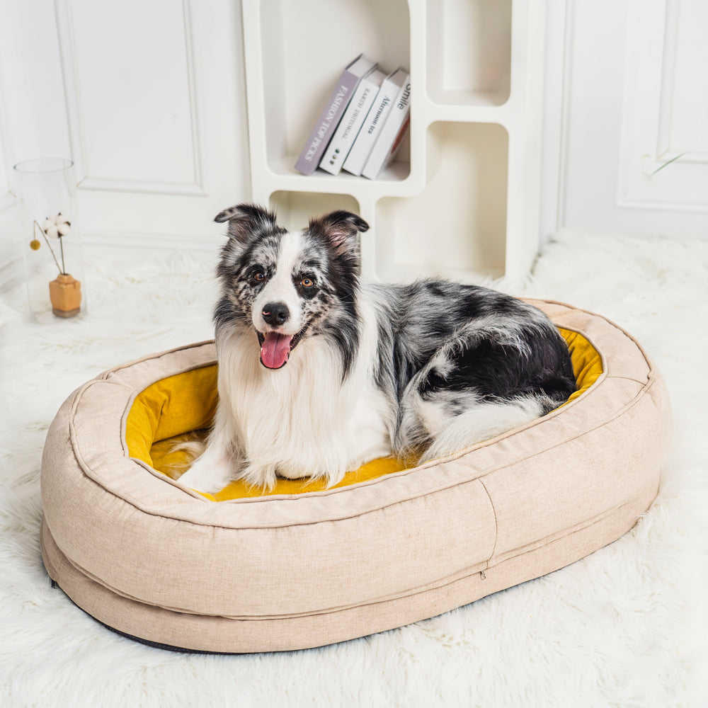 Bequem Hundebett in Donutform