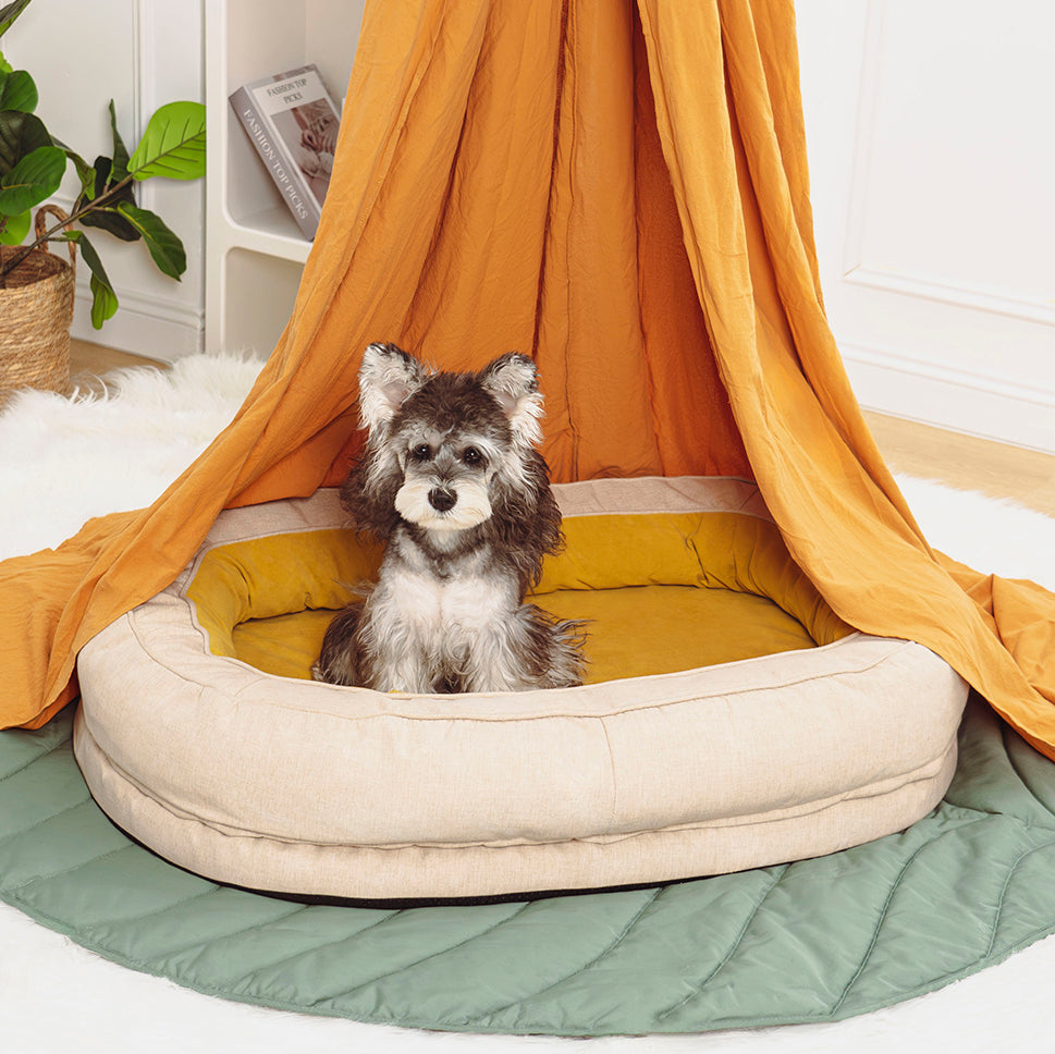 Bequem Hundebett in Donutform