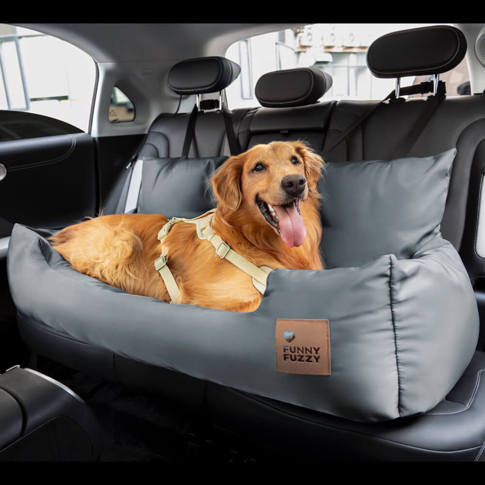 Großes Wasserdichtes Bequemes Hundebett für Autorücksitz