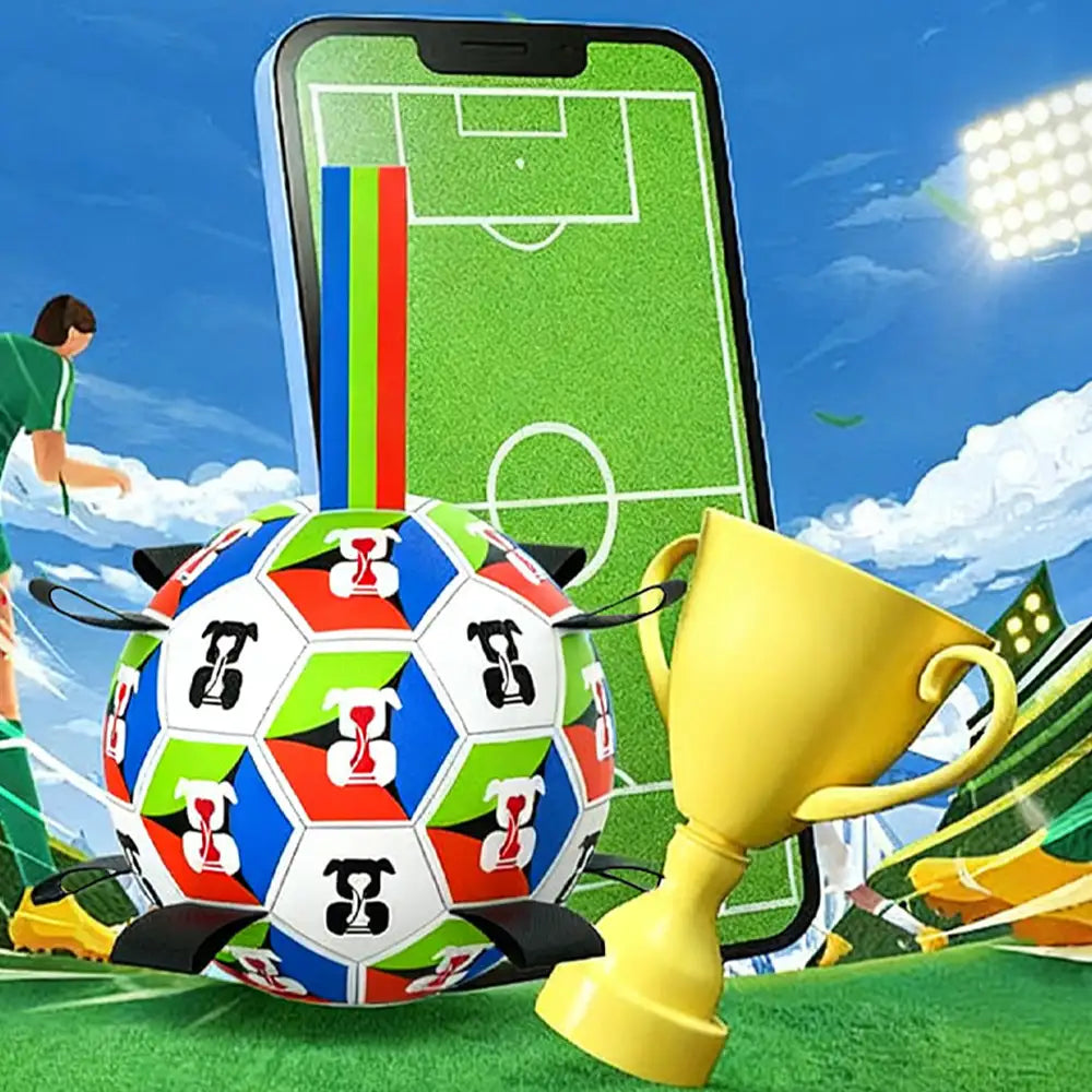 Hundesoccerball mit Riemen interaktives Spielzeug