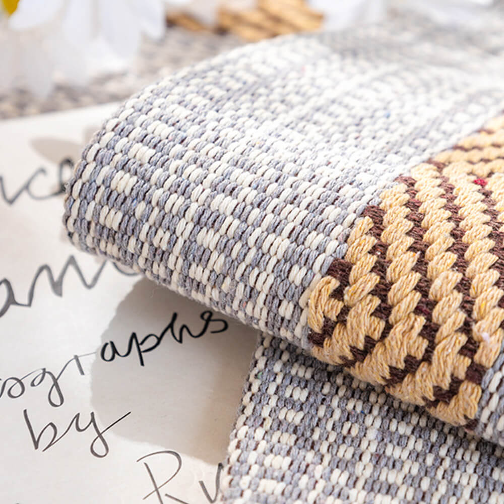 Klassischer Atmungsaktiver Sofabezug aus natürlichem Baumwollleinen