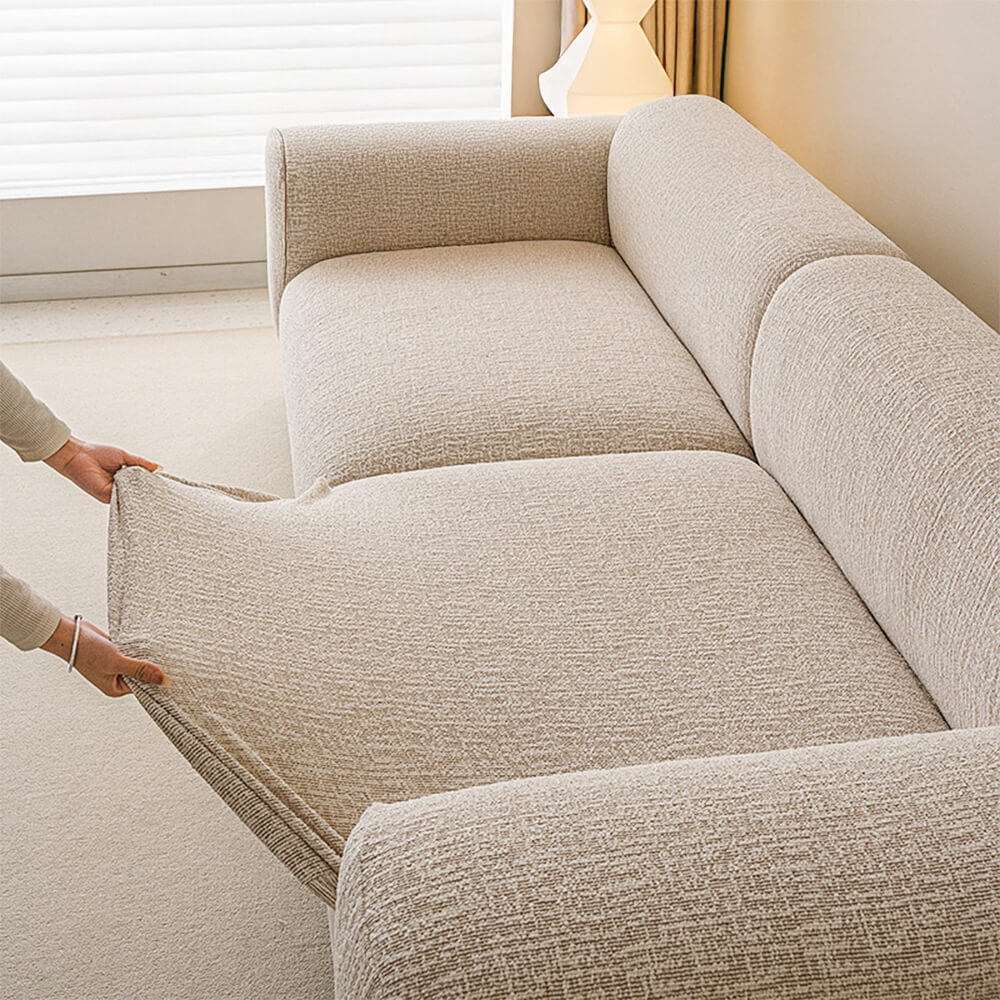 Antikratzer vollständig Elastischer Eleganter Chenille Outdoor Sofaüberzug für alle Jahreszeiten