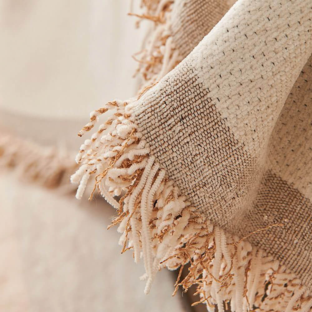 Geometrisches Muster Wendbare Chenille-Decke Sofabezug