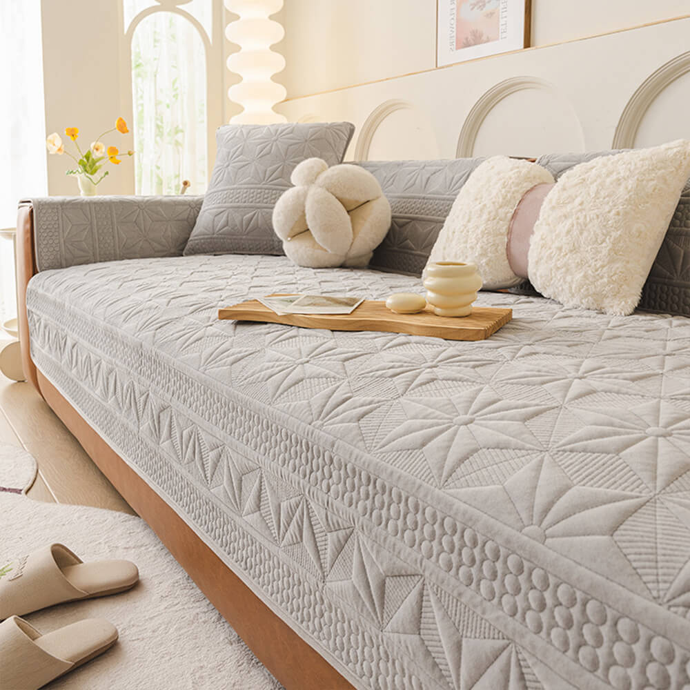 Luxuriöser Kratzfester Weicher Sofaschutzbezug aus Kristallsamt