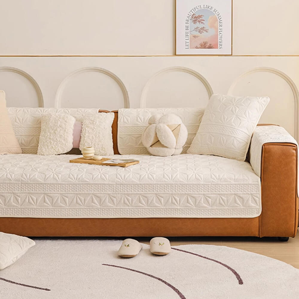 Luxuriöser Kratzfester Weicher Sofaschutzbezug aus Kristallsamt