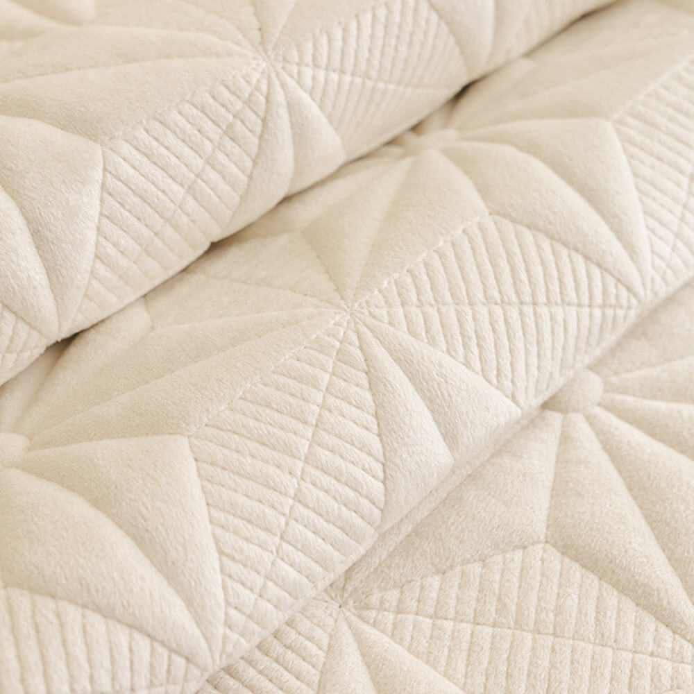 Luxuriöser Kratzfester Weicher Sofaschutzbezug aus Kristallsamt