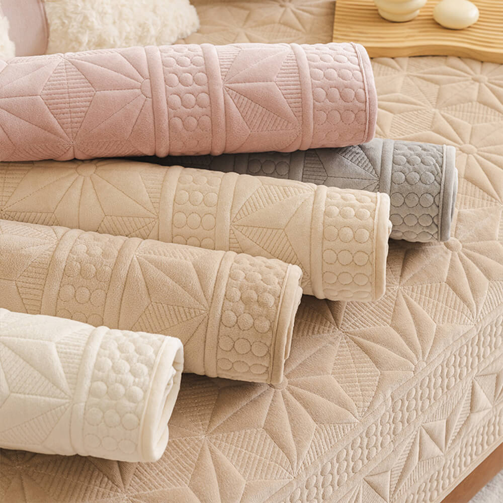 Luxuriöser Kratzfester Weicher Sofaschutzbezug aus Kristallsamt