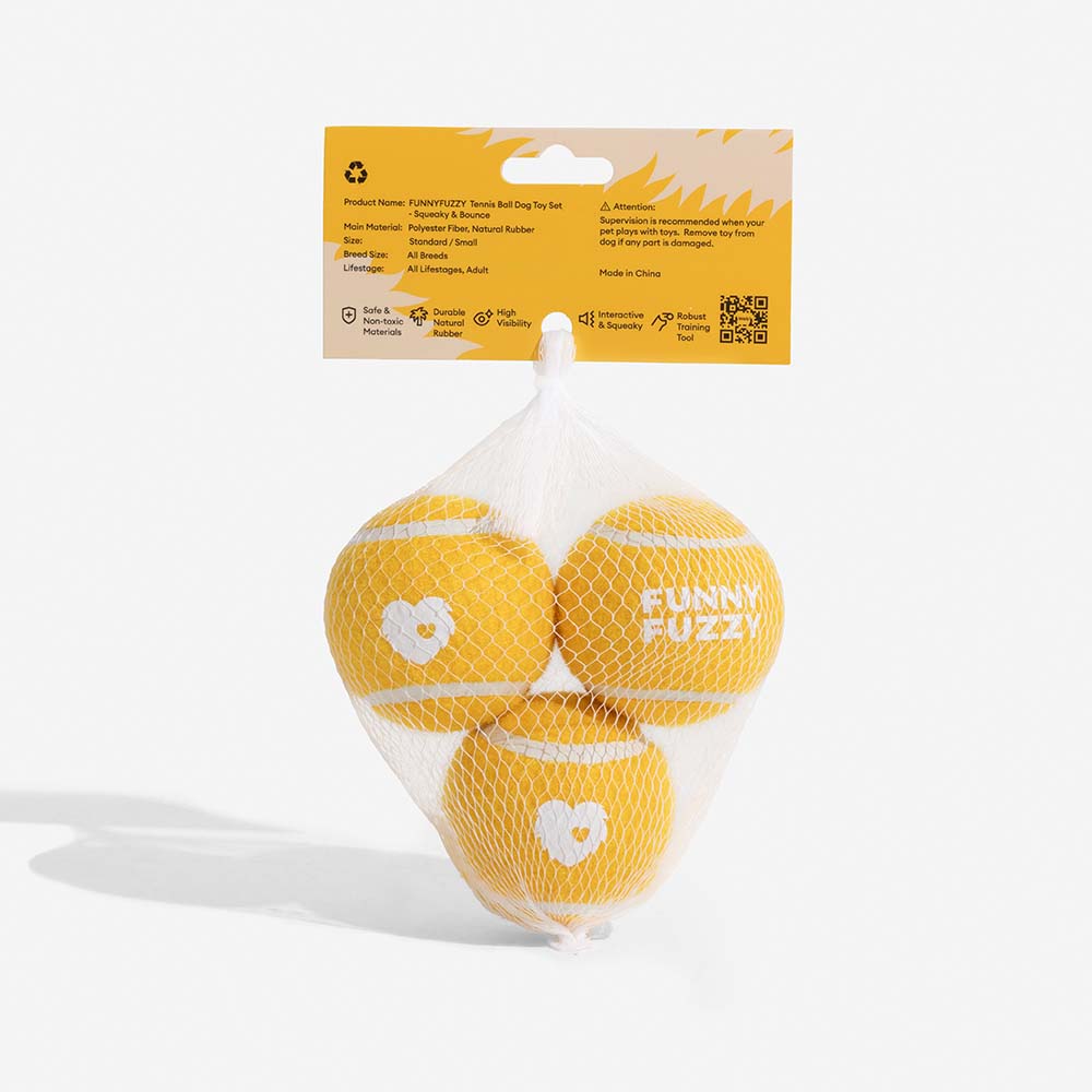Tennisball Hundespielzeug Quietschen & Hüpfen