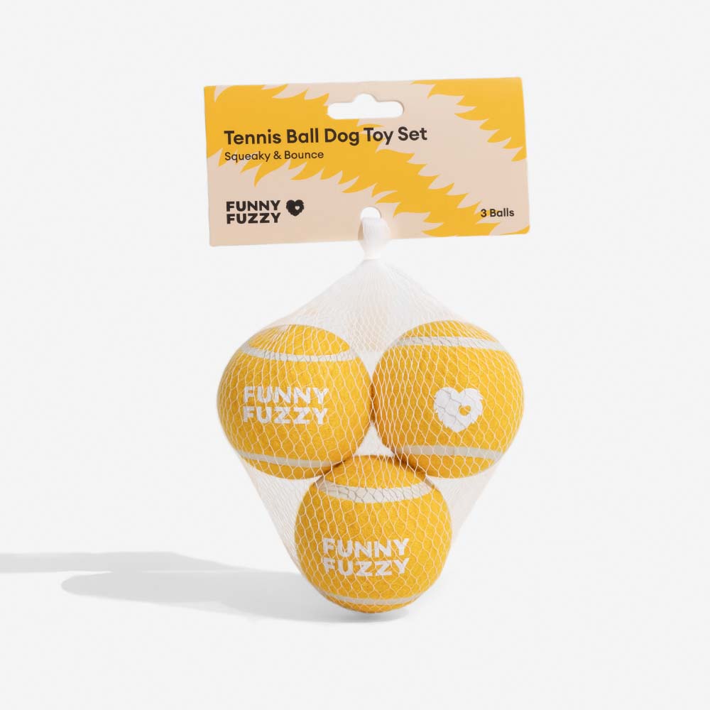 Tennisball Hundespielzeug Quietschen & Hüpfen