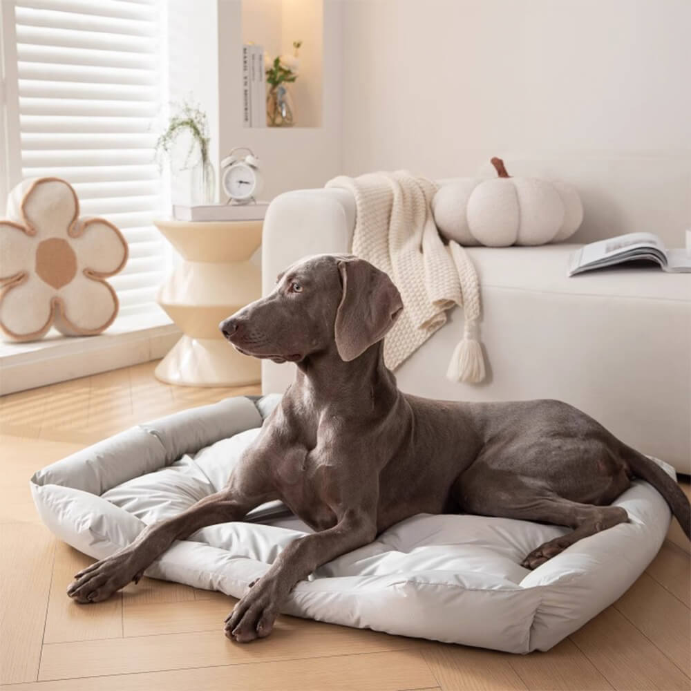 Wasserfeste, haresistente Oxford-Stoff-Hundematte mit minimalistischer Gestaltung
