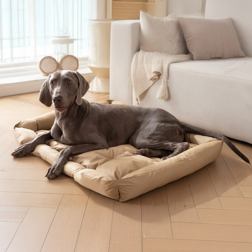 Wasserfeste, haresistente Oxford-Stoff-Hundematte mit minimalistischer Gestaltung