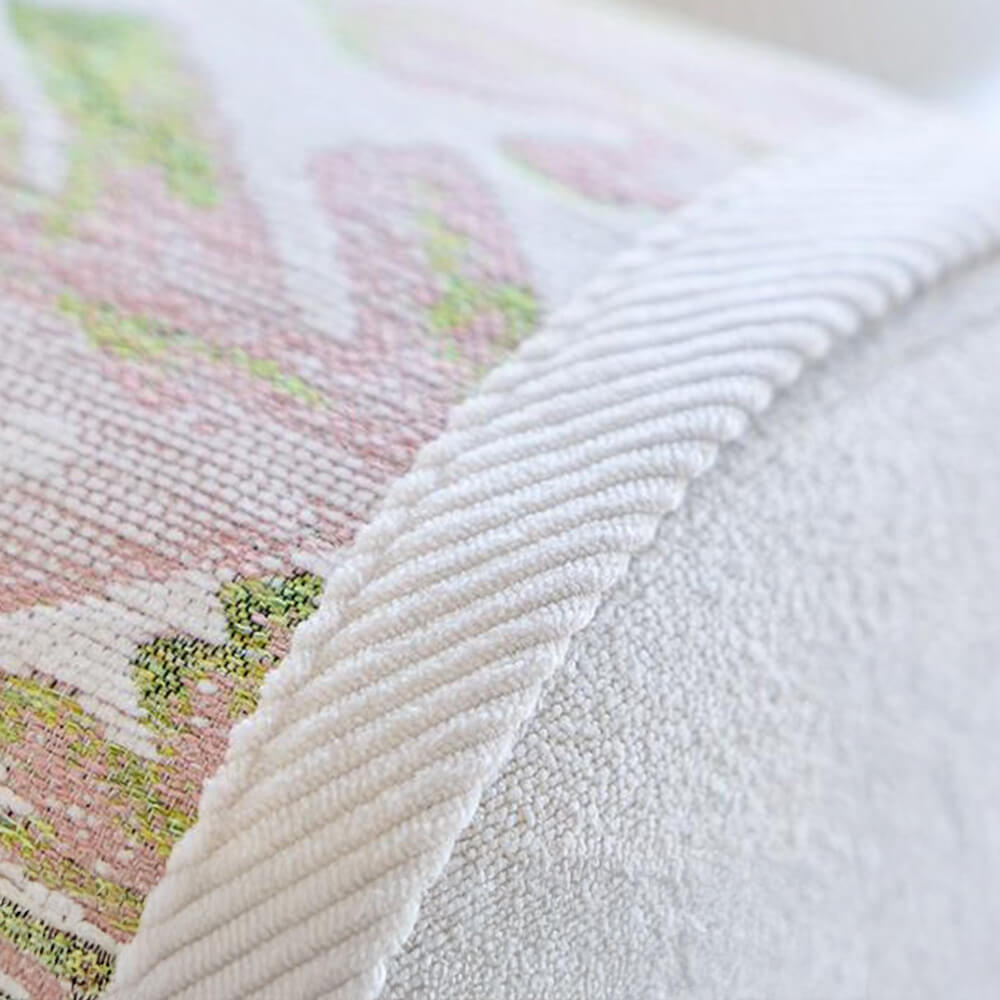 Chenille Romantisches Botanisches Design Bequemer Couchbezug