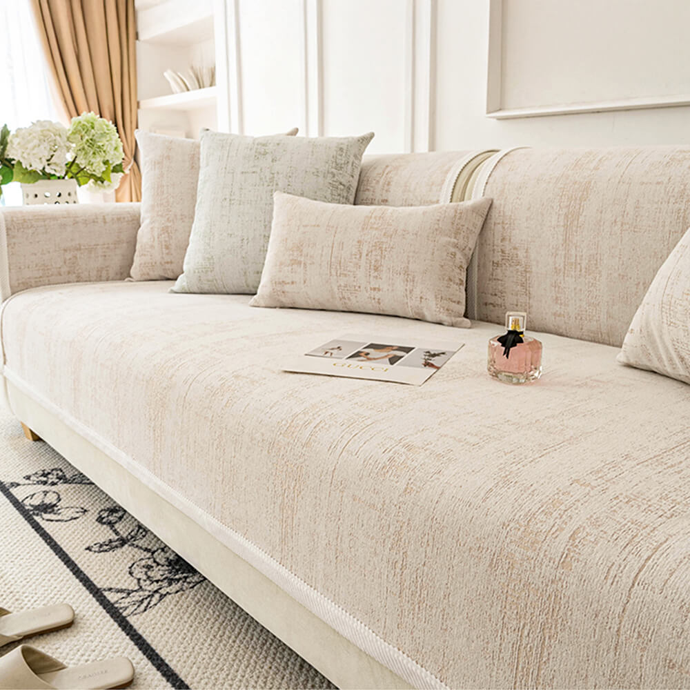 Klassischer Fashion Texturiertes Dickes Chenille Sofabezug