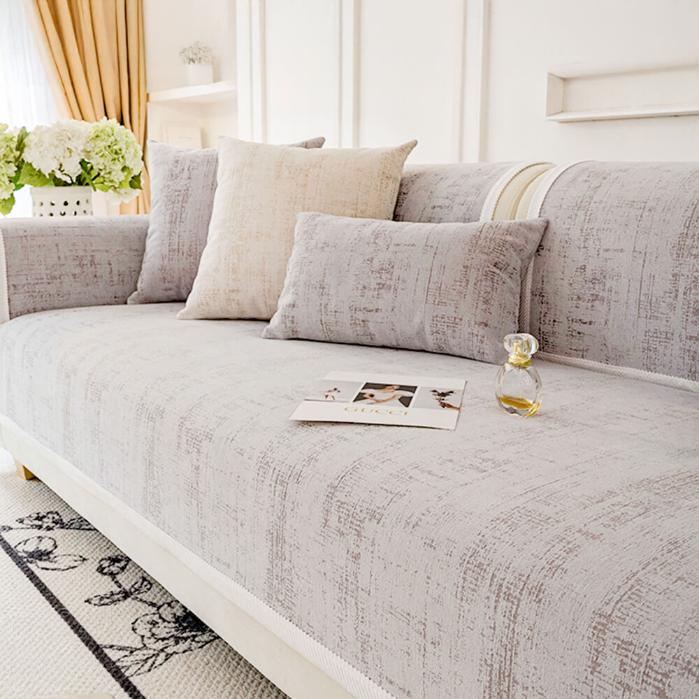 Klassischer Fashion Texturiertes Dickes Chenille Sofabezug