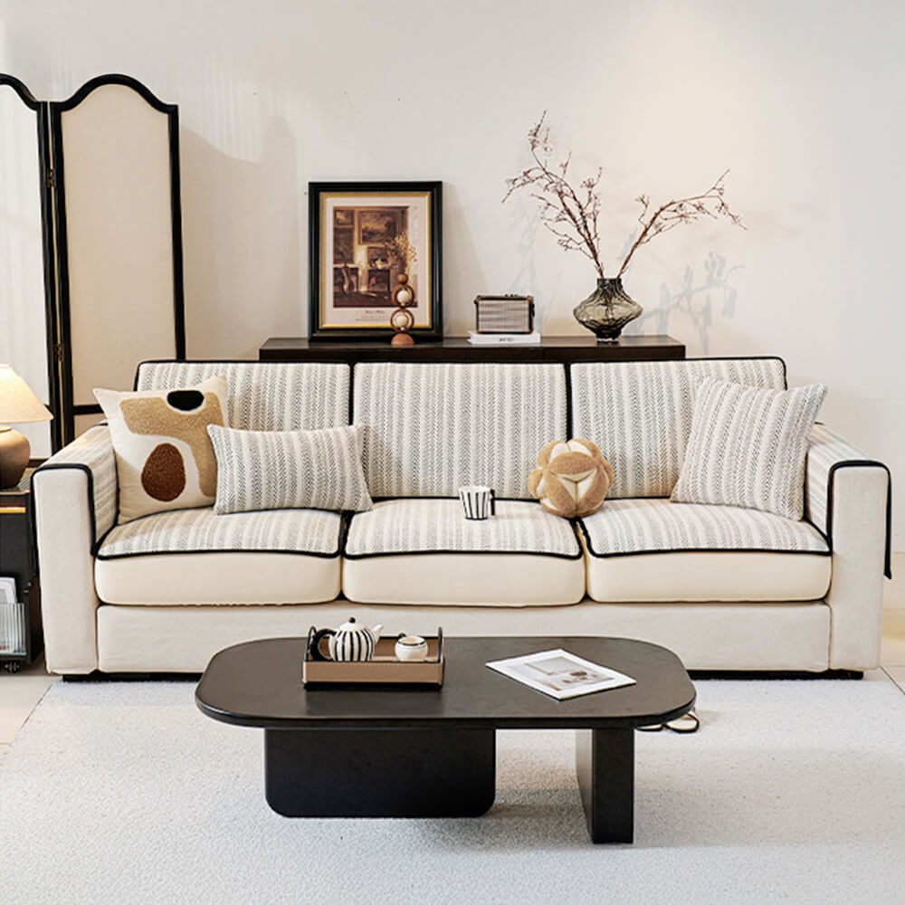 Klassischer Retro Stretch Chenille Sofaüberwurf – Voller Schutz mit elegantem Design