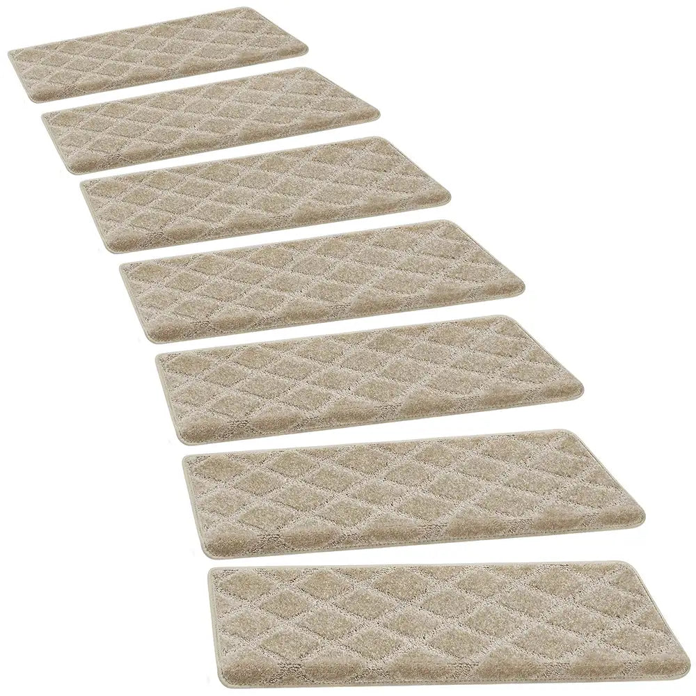 Faux Sisal Diamant Verschleißfester Treppenschutz Bullnose Rutschfeste Treppenstufen
