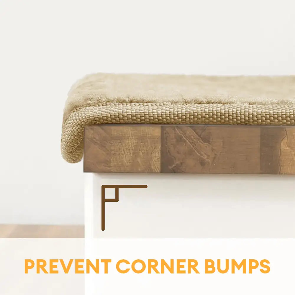 Faux Sisal Diamant Verschleißfester Treppenschutz Bullnose Rutschfeste Treppenstufen