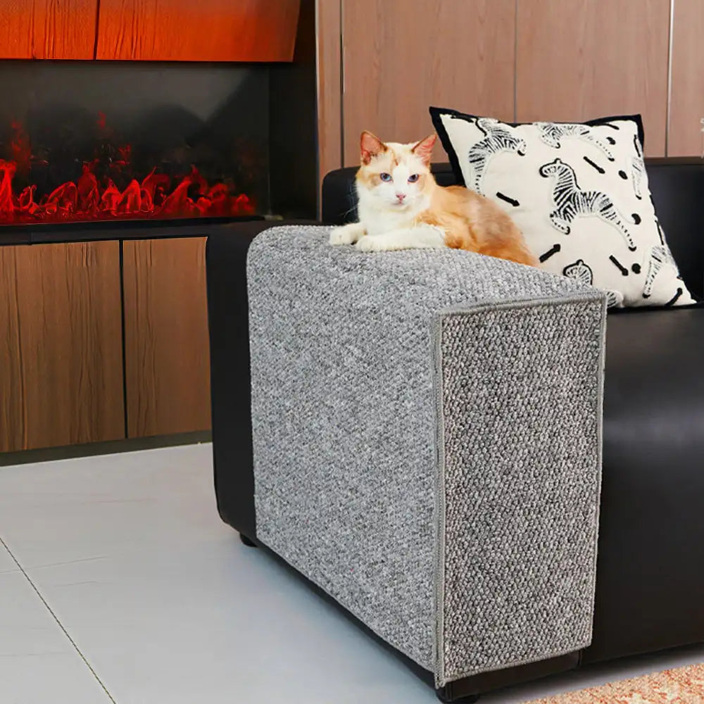 Faux Sisal Kratzfeste Sofaarmlehne Schutzabdeckung für Katzen
