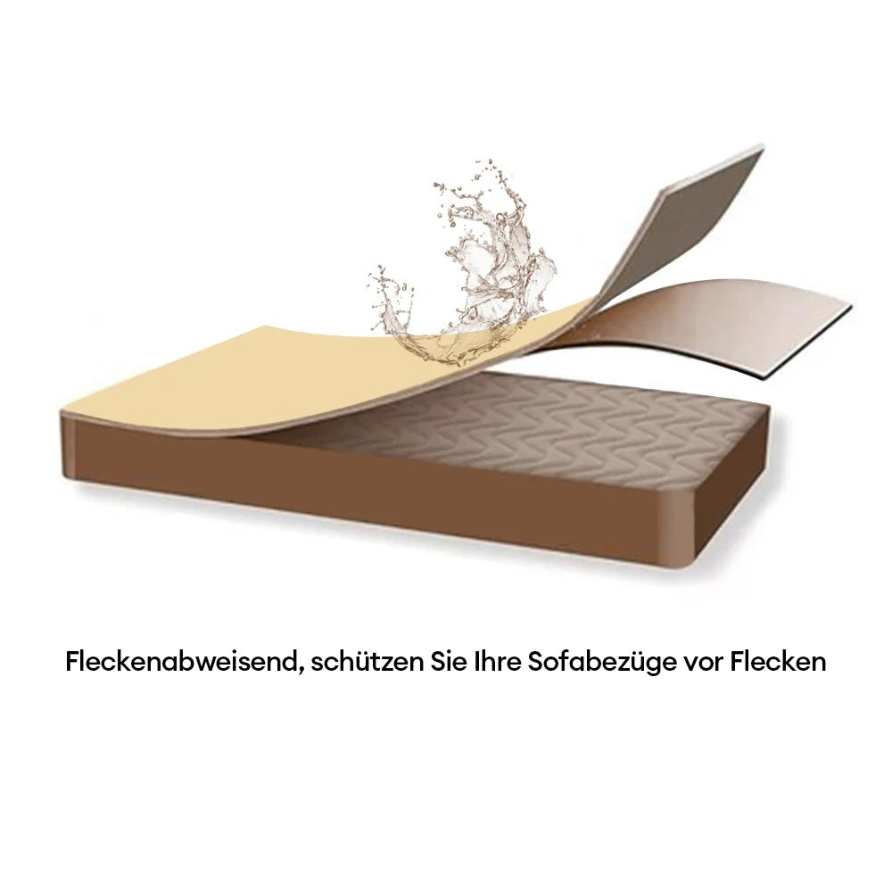 Wasserdichter Rutschfest Dicker Flauschiger Sofabezug aus Sherpa-Fleece