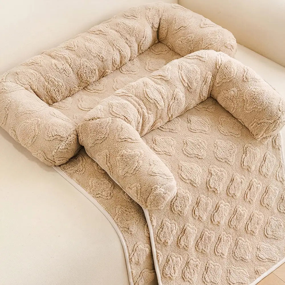 Blumenplüsch Multi-Purpose Anti-Rutsch Couchbezug Hundematte