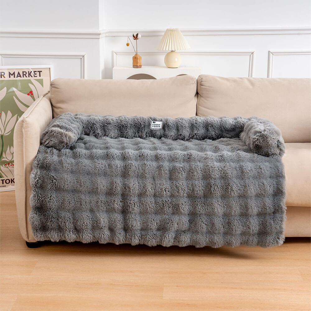 Flauschiges Beruhigendes Sofaschutz Hundebett Haustiermatte