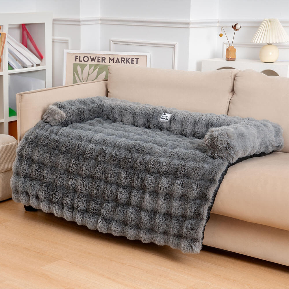 Flauschiges Beruhigendes Sofaschutz Hundebett Haustiermatte