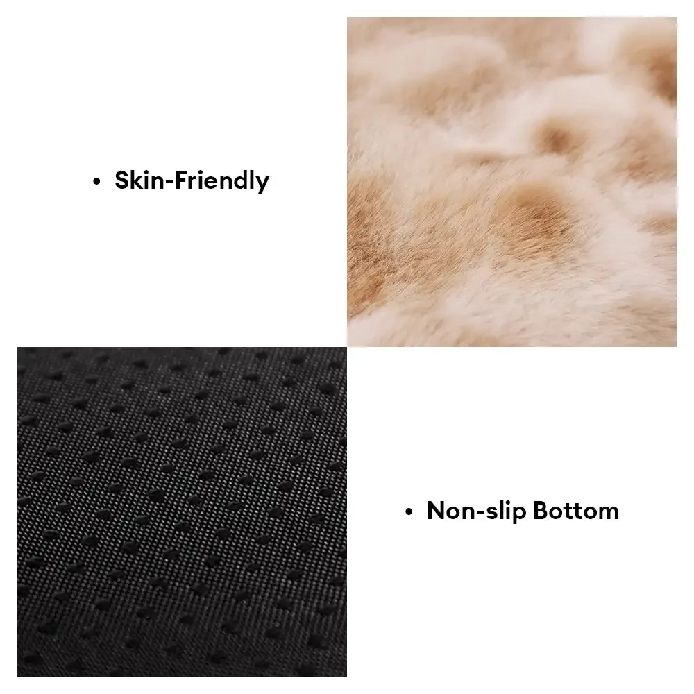 Fluffiges Plüsch Bequemes Tiefschlaf-Hundekissenbett