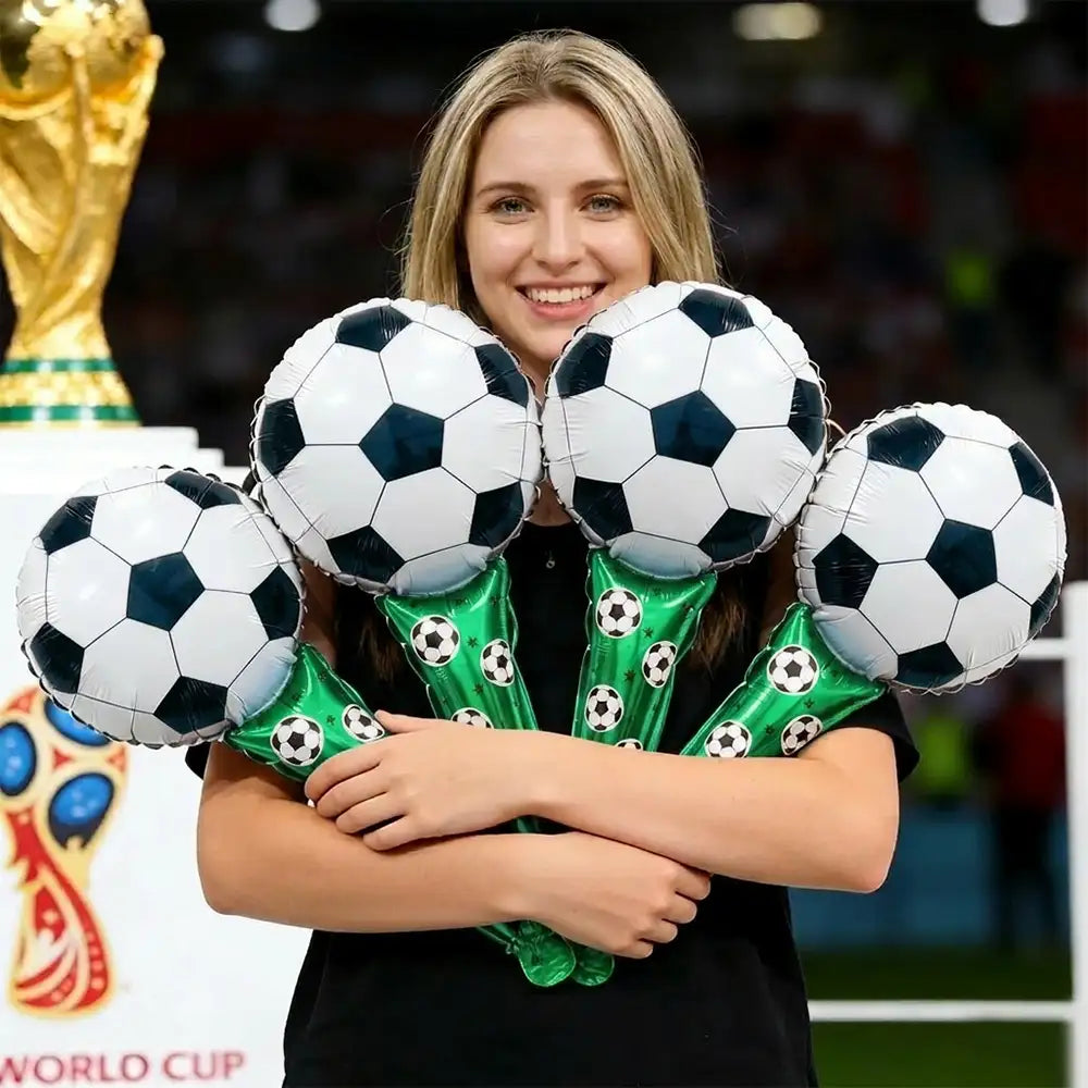 Fußball Boom Jubelstäbe Ballon Haarreifen Aufblasbares Spielzeug
