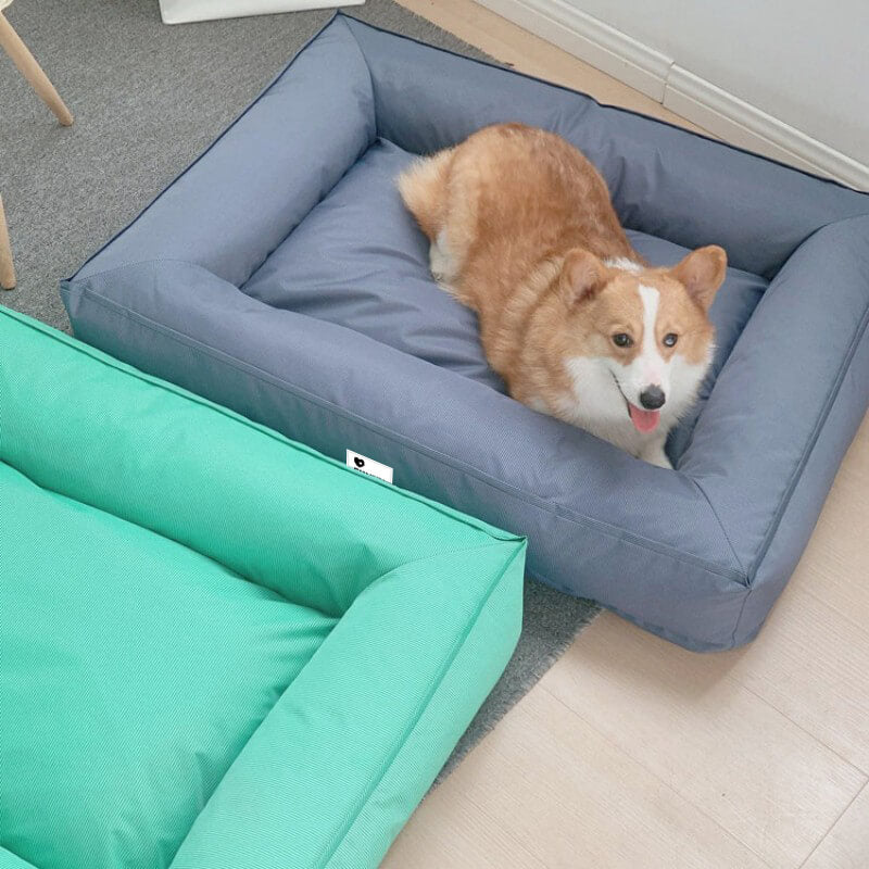 Vollständig Orthopädisches Wasserabweisendes Hundebett mit Rundum-Unterstützung für Große Hunde